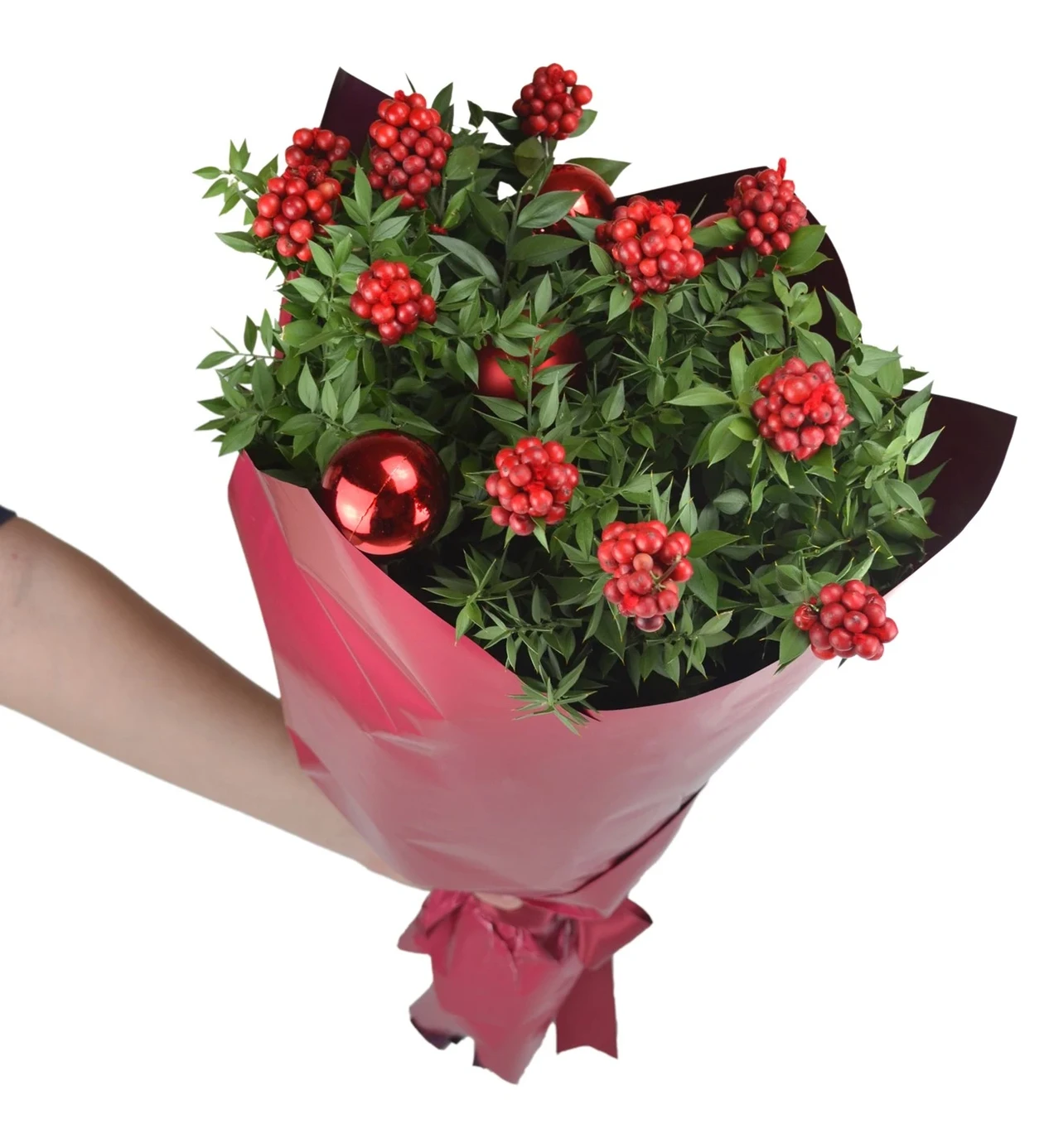 Yılbaşı Hediyesi - Deluxe Canlı Kokina Buket I Aynı Gün Teslimat