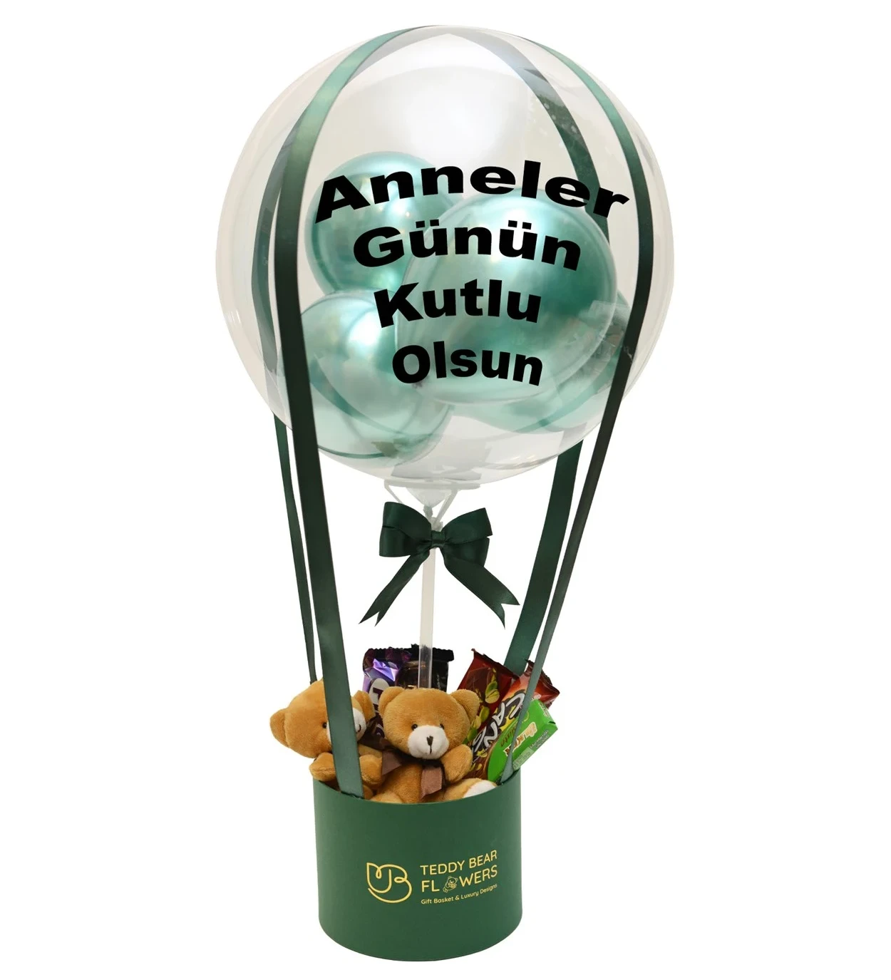 Ayıcıklı Çikolatalı Balon Kutusu