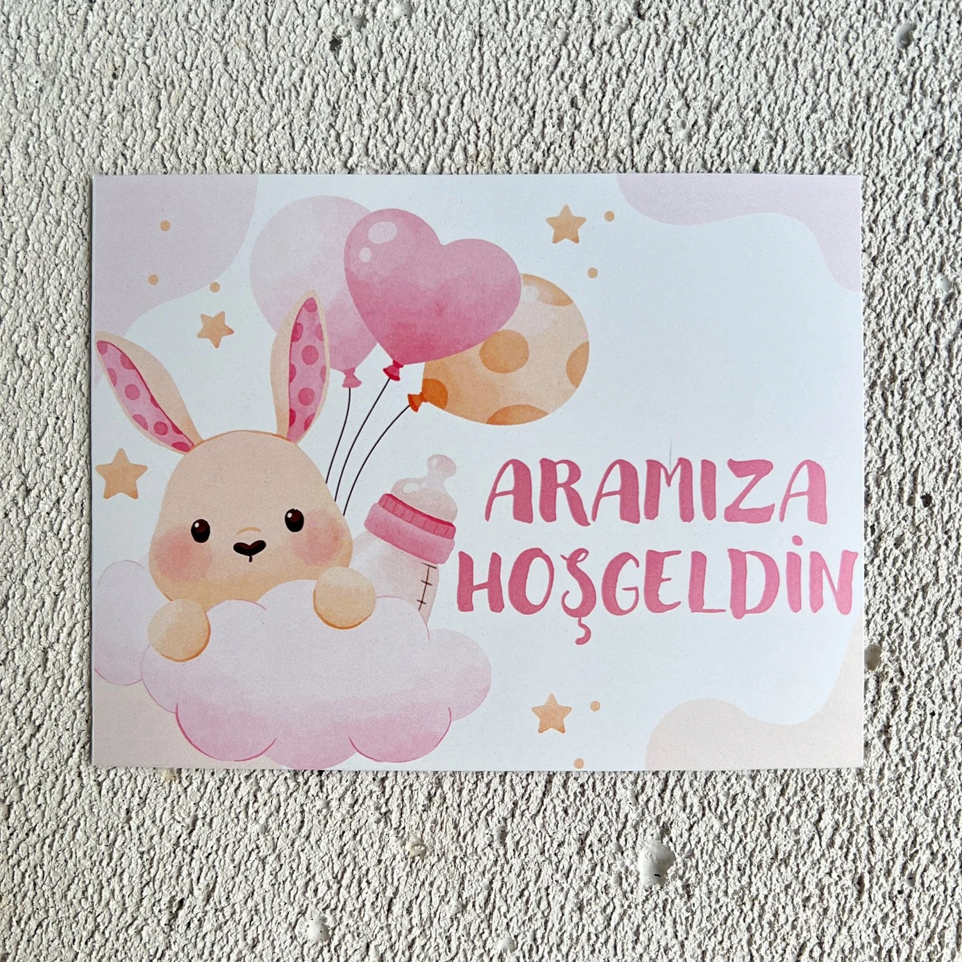 “Aramıza Hoşgeldin Not Kartı”