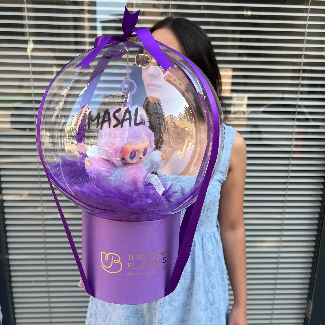 Labubu Mor Balon Kutusu