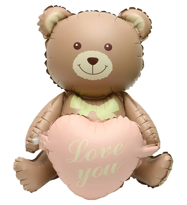 Love You Ayıcıklı Folyo Balon