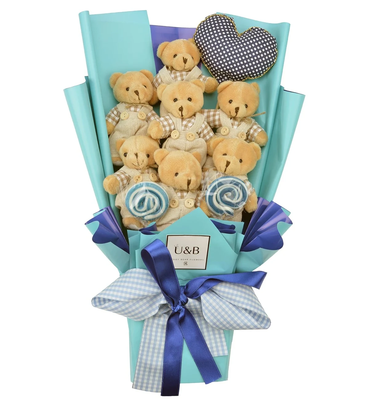 Blue's Dream Teddy Bear Flowers