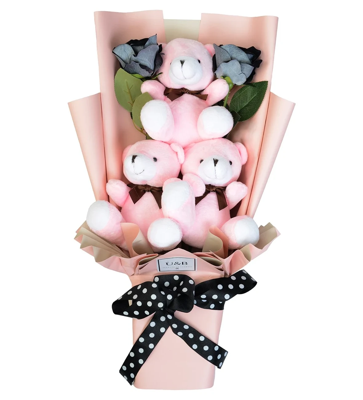 Pink Floyd Teddy Bear Flowers